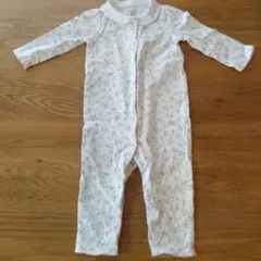 Ralph Lauren花柄コットンロンパース 長袖 9M 75cm