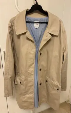 GAP ベージュ コットン トレンチコート　L 週末限定セール