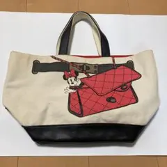 ミニーマウス　ミッキーマウス トートバッグ
