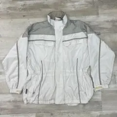 ち*か様 古着 UMBRO アンブロ ジップアップ ジャケット L ホワイト
