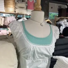 Brandy Melville リブ キャミソール ミントグリーンのサムネイル