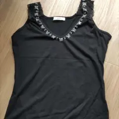 ビジュー付きキャミソール