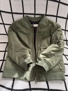 【H&M】MA-1ジャケット!オリーブグリーン 122