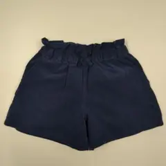 【最終値下げ】SLAPSLIP☆120☆ハーフパンツ☆紺色☆リボン装飾付き