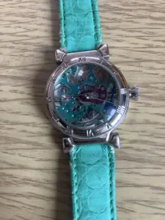 新品未使用 ターコイズブルー ロゴ メッキ 掛け時計 非売品 - メルカリ