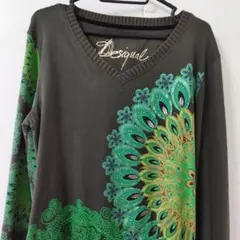 Desigual 花柄 Ｖネック長袖