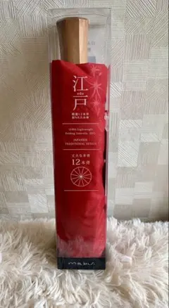 mabu 江戸 折りたたみ傘 UVカット90% 赤　レッドのサムネイル