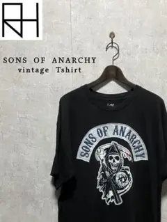 【古着】SONS OF ANARCHYフロントデザイン　Tシャツ