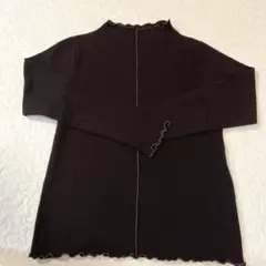 しまむら メロウ 長袖 カットソー ブラウン 2way L