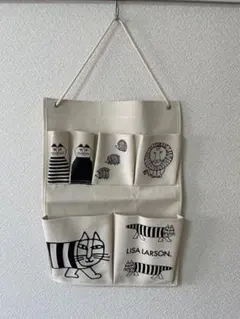 LISA LARSON ウォールポケット マイキー 猫 北欧 インテリア 収納