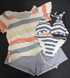 水着　ビキニ　9号　LAETITIA　レリッタ　トップス　ショートパンツ