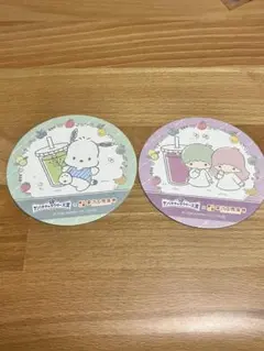 サンリオキャラクターズ コースター 果汁工房果琳 ポチャッコ キキララ