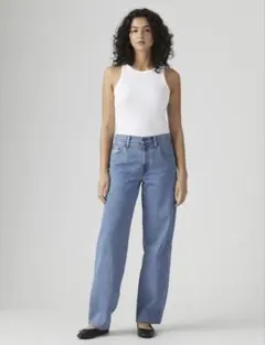 Levi’s BAGGY DAD ジーンズ ミディアムインディゴ27inchのサムネイル