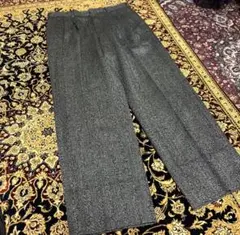 けん様専用90s vintage チェック ワイド スラックスパンツ - メルカリ