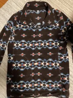 UNIQLO 幾何学模様フリースジャケット L