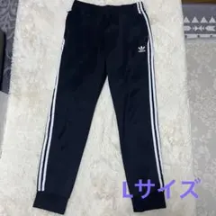 adidas アディダス 3本ライン トラックパンツ Lサイズ ブラック