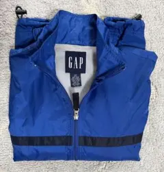 GAP ブルーウィンドブレーカーXSオールドギャップ　デカタグのサムネイル