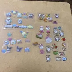 最終値下げ　おすそ分け　コットンパフィシール　サンリオ　他　立体シール