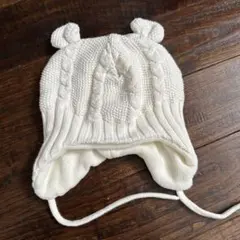 耳付きニット帽 ベビー帽子