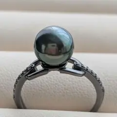 黒蝶真珠 リング