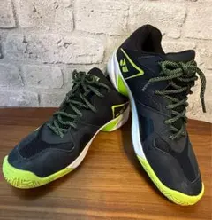 YONEX テニスシューズ 黒/黄緑