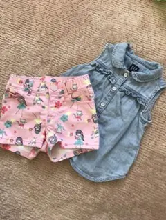 ギャップデニム　トップスパンツ　セット