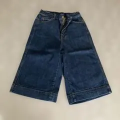 デニムガウチョパンツ