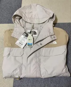 THE NORTH FACE フード付きジャケット ベージュ/グレー