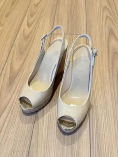 JIMMY CHOO ベージュ サンダル