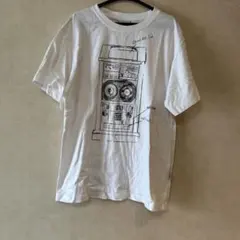 白　Tシャツ　プリント　MOSAIKのサムネイル