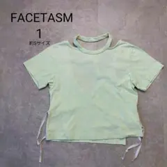 FACETASM ファセッタズム Tシャツ 紐付き S相当 サイズ1 夏 肌見せのサムネイル