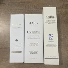 【3点セット】d'Alba スプレーセラム&日焼け止め2点
