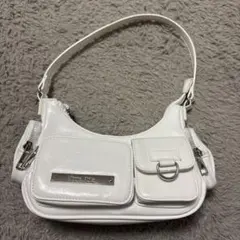 ホワイト ハンドバッグ ミニバッグ