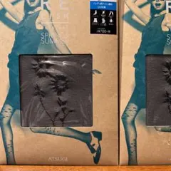 3足セット黒柄パンストアツギRELISH