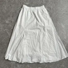 【UNIQLO】ユニクロ（L）マーメイドロングスカート＊ウエストゴム＊裏地