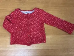 プチバトー　カーディガン 18m［※袖口ほつれあり］