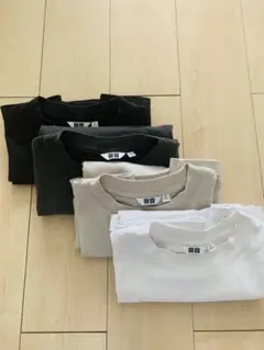 UNIQLO U エアリズムコットンオーバーサイズTシャツ 4枚セット