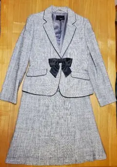 any FAM 入学式卒業式スーツ　リボン付きスカートスーツ　フォーマルスーツ