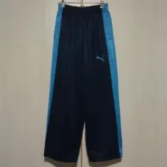 プーマ PUMA ジャージ ボトムス パンツ 下 メンズ Sサイズ 紺/青