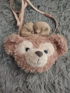 ShellieMay クマ型ポーチ ベージュ