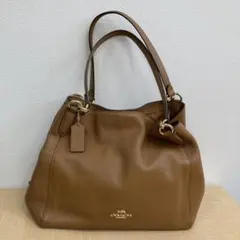 コーチ COACH ブラウン レザートートバッグ F80268