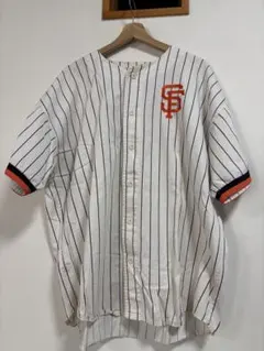 ま*ん様 スターター　MLB GIANTS ジャイアンツ　ゲームシャツ　ユニフォのサムネイル