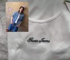 ヒョンジン着用 GUESS ヒョンジンTシャツ Fサイズ 空港ファッション 