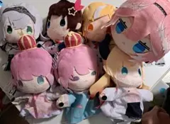 モ*ィ様 ホロライブ　ぬいぐるみ　寝そべり　パペットぬいぐるみ　まとめ売り　７体