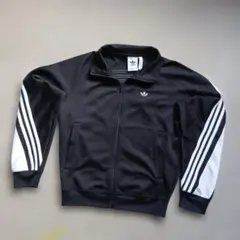adidas Originals トラックジャケット 黒　白ラインのサムネイル