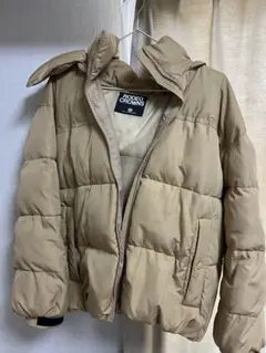 RODEO CROWNS フード付きダウンジャケット ベージュ