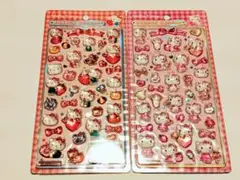新品 サンリオ ボンボンドロップシール ハローキティ 第2弾 赤 ピンク セット