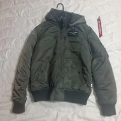 ALPHA ma-1 フーデッドリブジャケットジャケットMアルファ