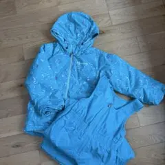 コロンビア　スノーウェア　XS(120相当) 水色