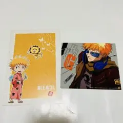 BLEACH ポストカード　ステッカー　黒崎一護